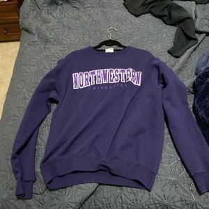 Champion Northwestern crewneck sweater.